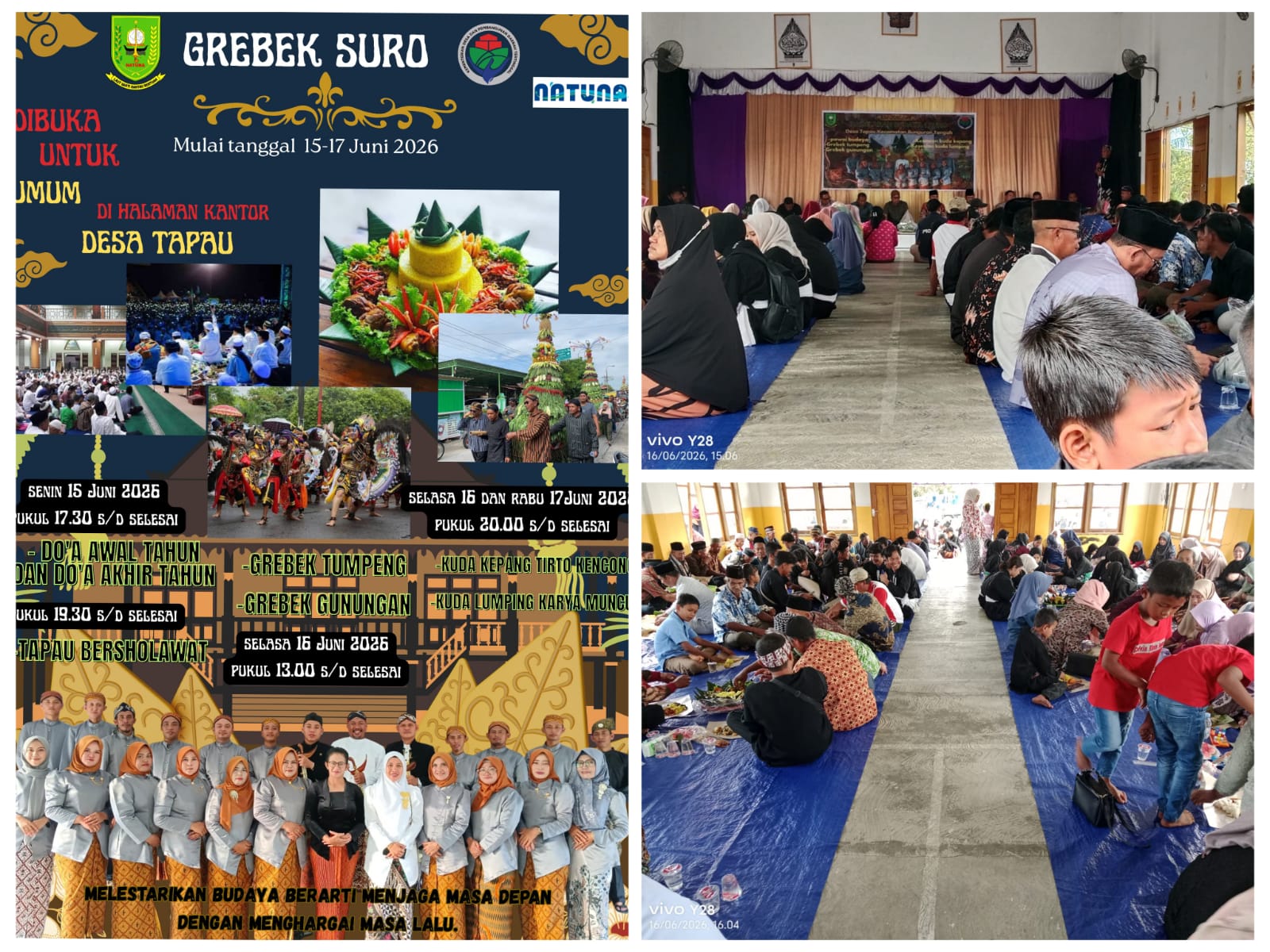 "Grebek Suro Tapau : Melestarikan Budaya, Menguatkan Ukhuwah, Memuliakan Muharram"